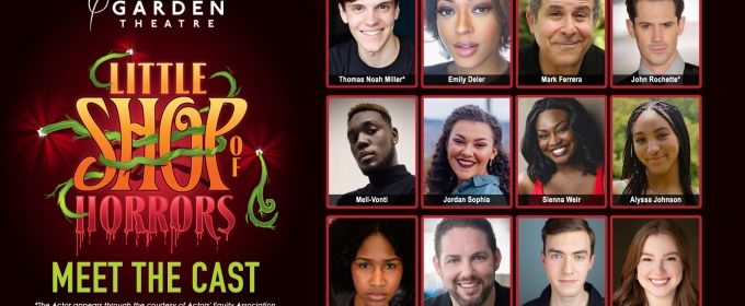 Cast Set For Garden Theatre's LITTLE SHOP OF HORRORS