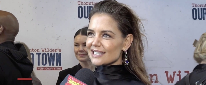 Video: Katie Holmes, Jim Parsons & More OUR TOWN Cast Members on the Red Carpet