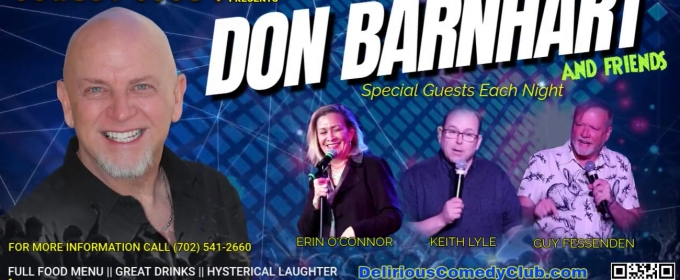 Don Barnhart Brings The Laughs Back To Las Vegas at Delirious Comedy Club