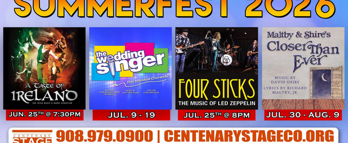 Centenary Stage Company to Host SUMMERFEST 2026 at Lackland Center