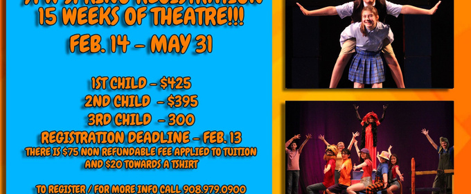 Centenary Stage Company Opens Registration for 2026 Young Performers Workshop