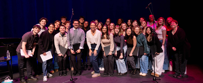 Emerson College Students Perform With Sutton Foster At Emerson Colonial Theatre