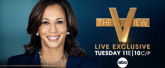 Vice President Kamala Harris To Visit THE VIEW for Her First Live Interview