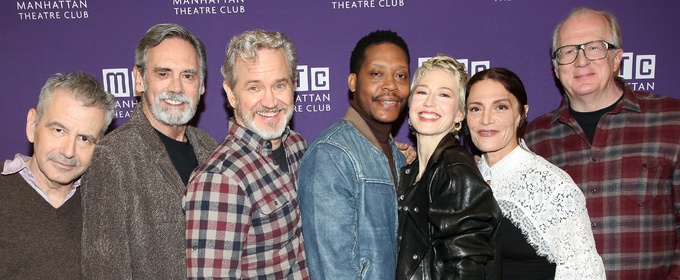 Photos: Carrie Coon and the Cast of BUG Meets the Press Photo