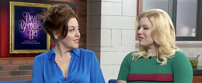 VIDEO: Megan Hilty & Jennifer Simard Talk DEATH BECOMES HER on WGN9 Chicago