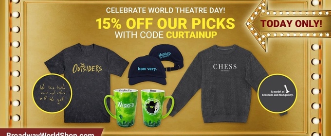 Get 15% Off Broadway Merchandise For World Theater Day