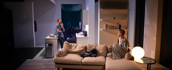 Photos: John McCrea and Perry Williams in SLIPPERY at Omnibus Theatre