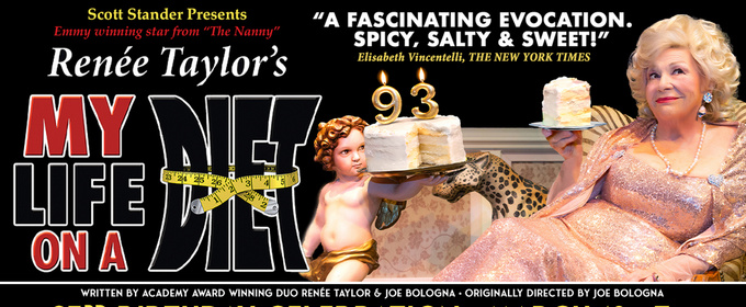 Renée Taylor To Present MY LIFE ON A DIET At The Plaza Theatre