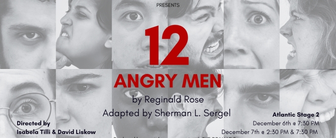 TWELVE ANGRY MEN Comes to Ourglass Theatre Company