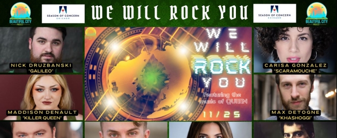 WE WILL ROCK YOU to be Presented for One Night Only by The Beautiful City Project