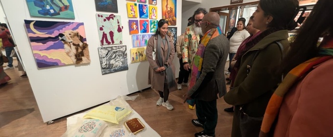 Bose Krishnamachari Opens 20th Collage International Art Carnival in New Delhi