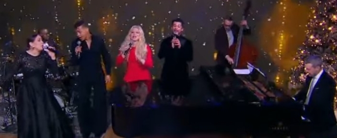 Videos: Megan Hilty, Jordan Fisher, and More Perform Holiday Songs on GMA