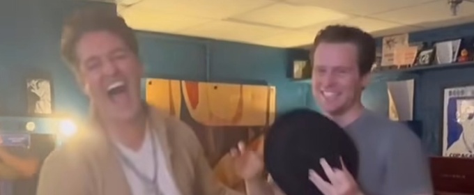 Video: Jonathan Groff Passes the Fedora To New JUST IN TIME Star Matthew Morrison