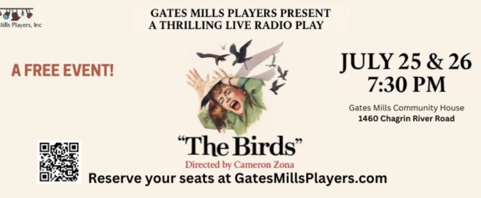 The Gates Mills Players Will Perform THE BIRDS Live Radio Play