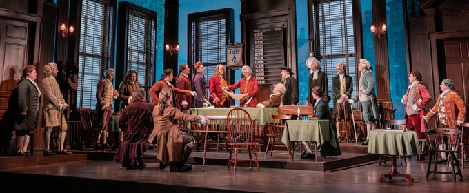 Photos & Video: Will Blum, John Treacy Egan and More in 1776 at Paper Mill Playhouse