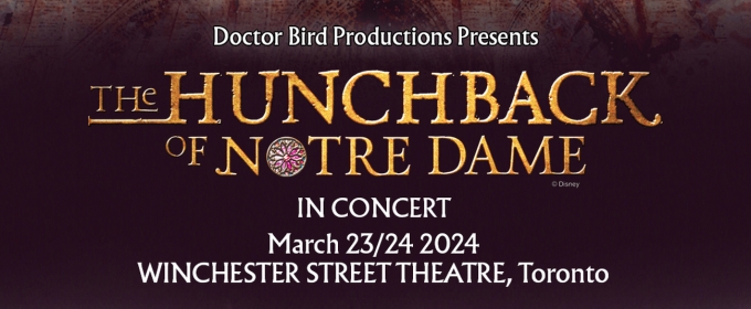 THE HUNCHBACK OF NOTRE DAME in Concert to be Presented at The Winchester Street Theatre in March