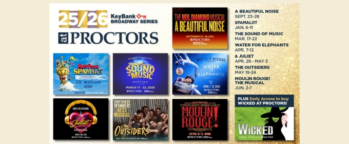 THE OUTSIDERS, SPAMALOT, and More Set For Proctors and TheREP's 25-26 Season