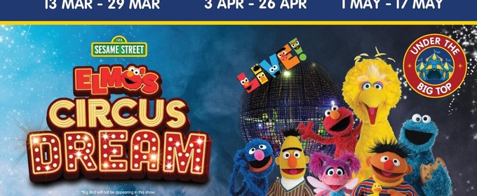 ELMO'S CIRCUS DREAM Comes to Dingley Village, Bayswater, and Craigieburn