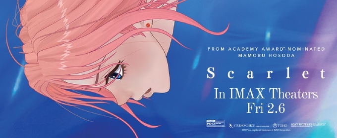 Tickets Now Available for Mamoru Hosoda’s SCARLET in IMAX