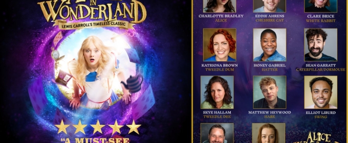 Cast Set For ALICE IN WONDERLAND at Marylebone Theatre