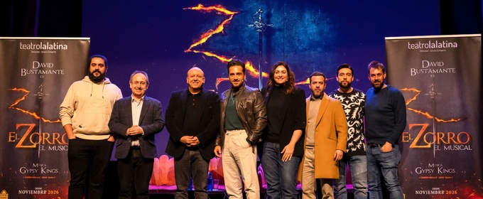 PHOTOS: EL ZORRO, protagonizado por David Bustamante, se presenta en el Teatro La Latina