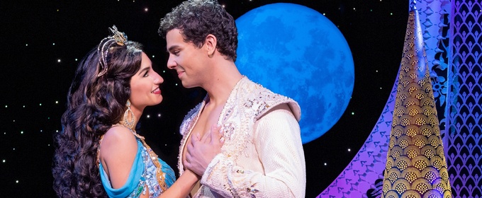 Photo: Ainsley Melham and Sonya Balsara in ALADDIN on Broadway Photo