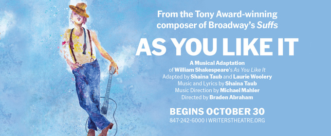 AS YOU LIKE IT to be Presented at Writers Theatre This Fall