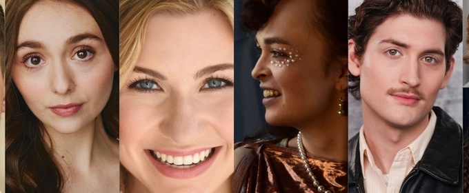 Full Cast Set for DRACULA: A COMEDY OF TERRORS at Lazy Susan Theatre Co.