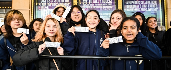 Photos: Local Students Attend SIX on Broadway Through TDF's Introduction to Thea Photos