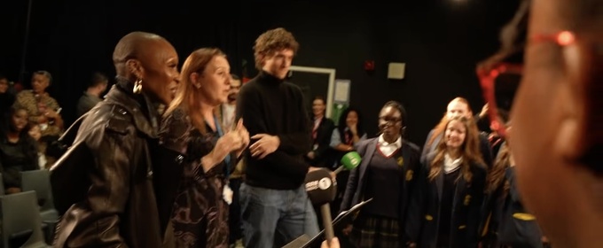 Video: Cynthia Erivo Sings 'For Good' With Students at Her Old School