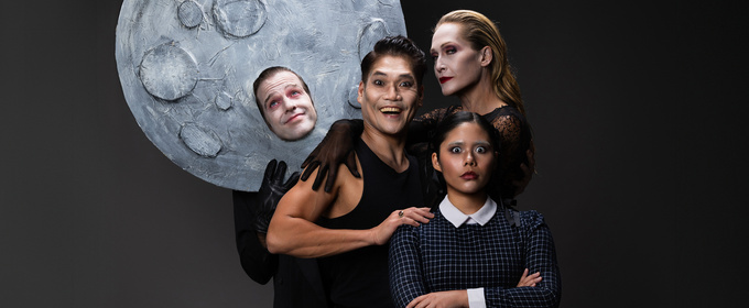 Full Cast Set for THE ADDAMS FAMILY at Hayes Theatre Co