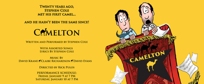 CAMELTON, New 1-Man Show and Book, Written And Starring Stephen Cole to Perform in NYC
