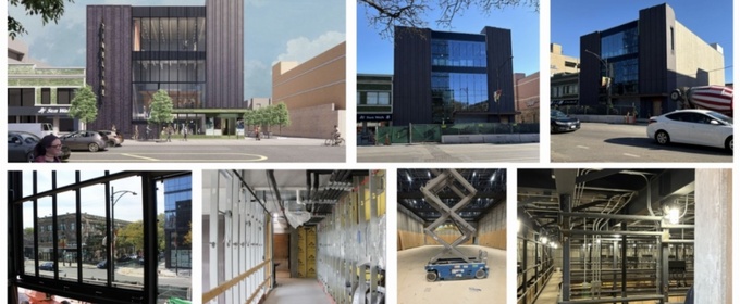 Construction More Than 75% Complete on TimeLine Theatre New Home