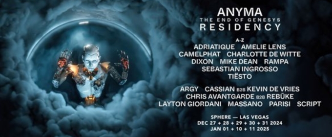 ANYMA 'THE END OF GENESYS' RESIDENCY Announced At Sphere Las Vegas