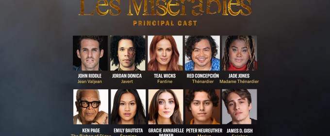 John Riddle, Jordan Donica, Teal Wicks, and More Join LES MISERABLES at The Muny