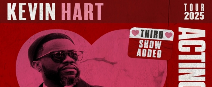 Third Show Added for Kevin Hart at DPAC in February