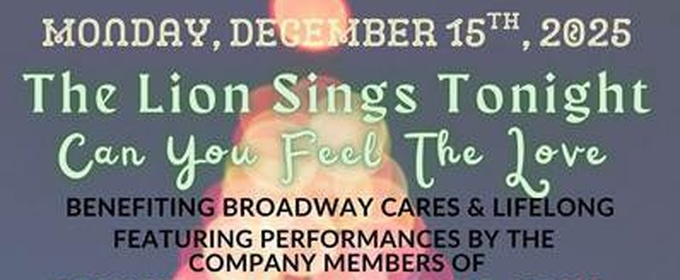 THE LION KING Seattle Cast Will Perform Cabaret Benefit