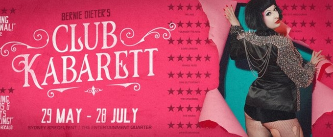 BERNIE DIETER'S CLUB KABARETT Comes to Sydney in May