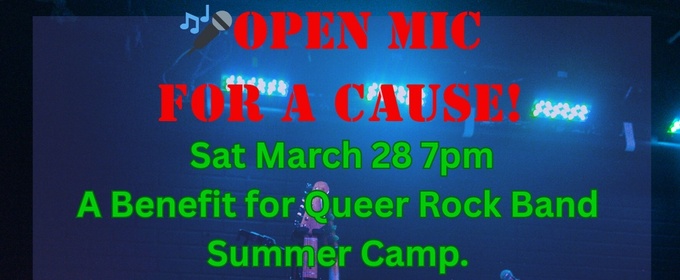 Foxhole Projects to Host Open Mic Night Benefiting Ethos Queer Rock Band Summer Camp