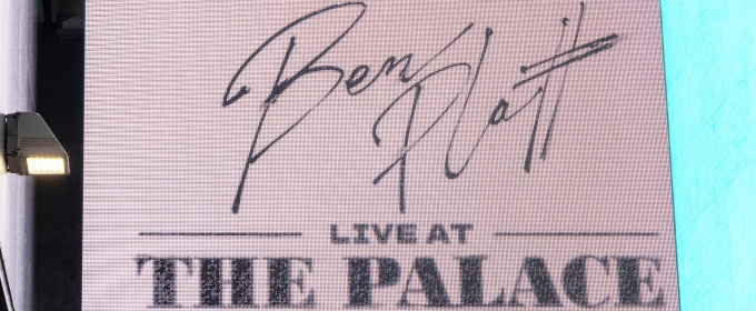 Up on the Marquee: Ben Platt LIVE AT THE PALACE