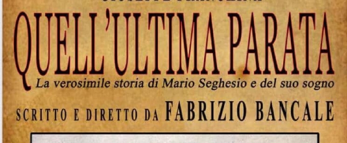 Review: QUELL'ULTIMA PARATA allo SPAZIO DIAMANTE