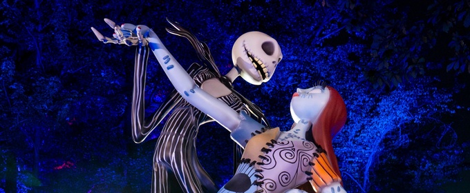 Video/Photos: THE NIGHTMARE BEFORE CHRISTMAS Light Trail Opens at the New York Botanical Garden