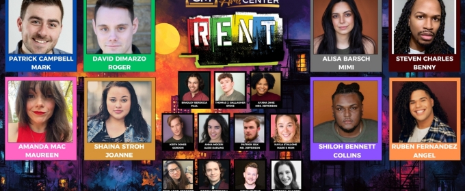 Cast Set For RENT at CM Performing Arts Center