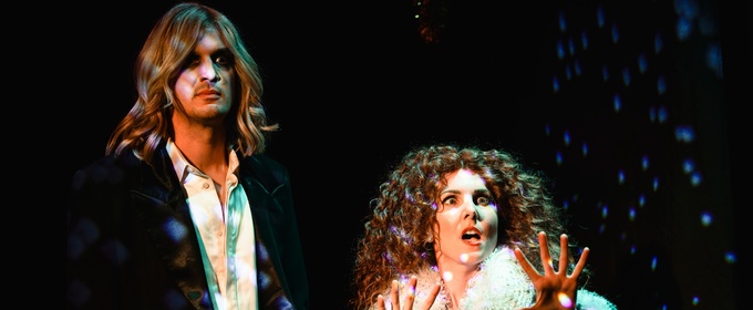 Marla Mindelle and Josh Sharp in A KIDMAN CAROL Off-Broadway