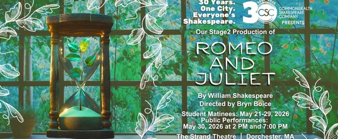 Commonwealth Shakespeare Company Stage2 Will Stage ROMEO AND JULIET