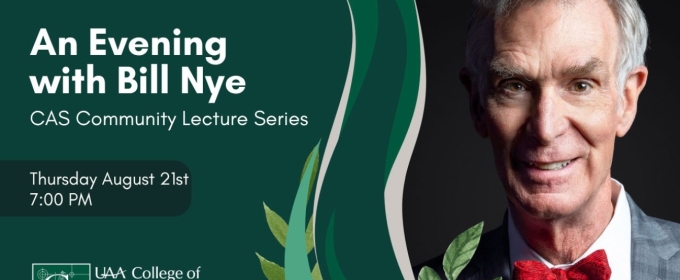 An Evening with Bill Nye Comes to Alaska Center for the Performing Arts in August