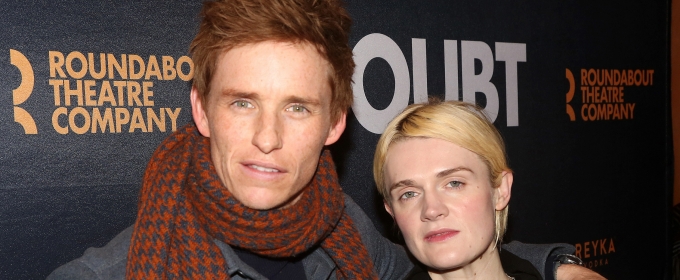Photos: Eddie Redmayne, Gayle Rankin, and More Arrive at Opening Night of DOUBT