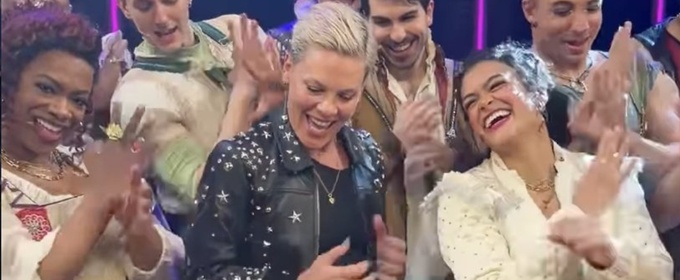 Video: P!nk Visits & JULIET For Kandi Burruss' Final Performance