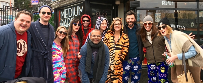 MEDIUM RARE-Their Annual New Year's Day Pajama Brunch