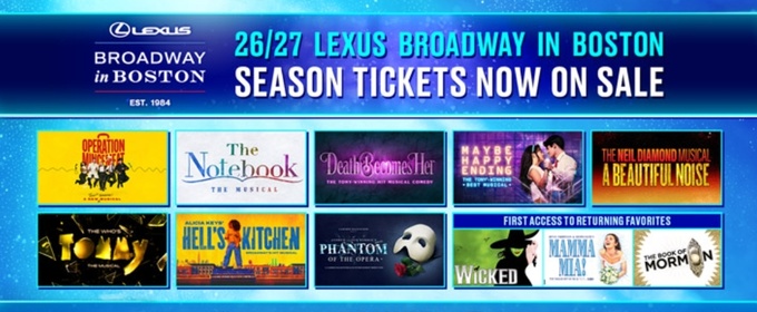 DEATH BECOMES HER, OPERATION MINCEMEAT And More Set for 2026/2027 Broadway In Boston Season